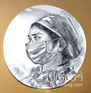 書畫同愾 聲援武漢
