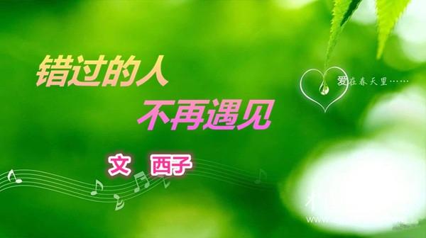  錯過的人，不再遇見（文   西子）