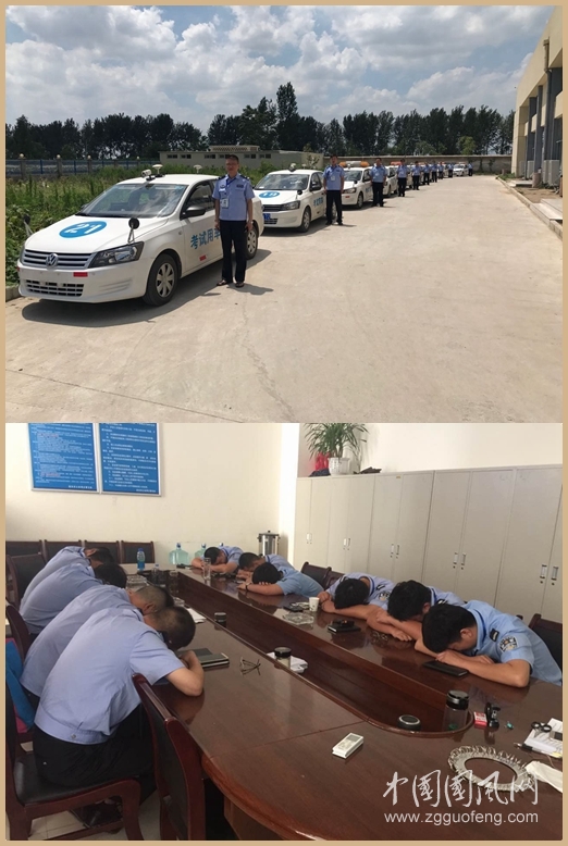 淮北市公安局交警支隊(duì)梧桐路上“好八連”“路考隊(duì)”雙休日加班開考受稱贊