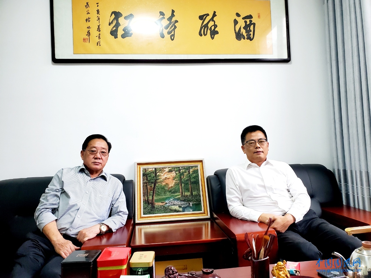 徐文選會見中鑫樞紐董事長劉春一行