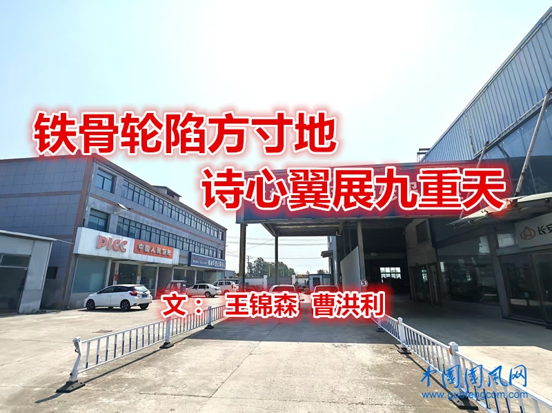 鐵骨輪陷方寸地，詩心翼展九重天