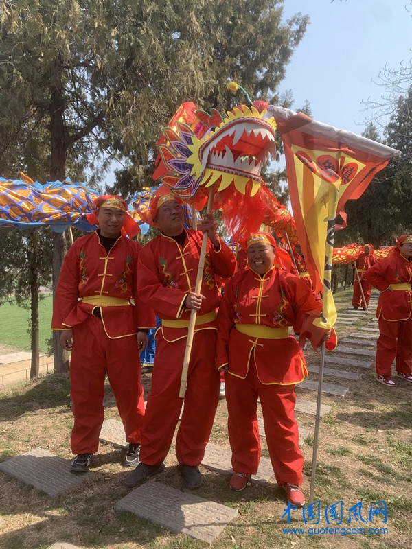 臨渙古鎮(zhèn)舉辦首屆大規(guī)模的二月二舞龍活動(dòng)