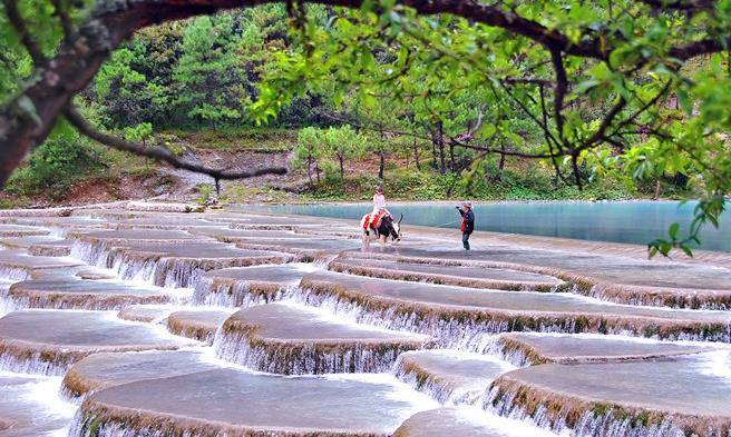 山東北坡白水河景色