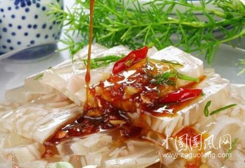 水晶豬皮凍味道鮮美又爽口
