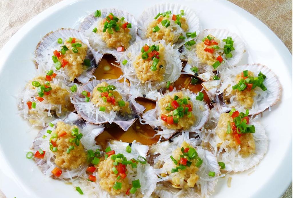 蒜蓉粉絲蒸扇貝