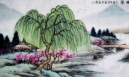 京口瓜洲一水間