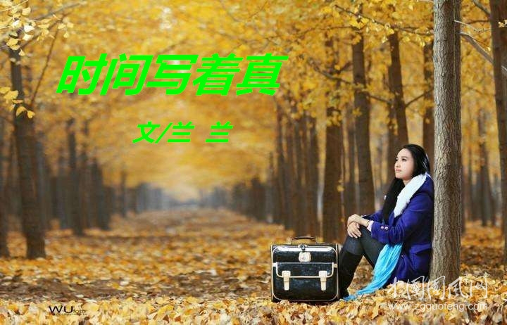  時間寫著真（文/蘭蘭）