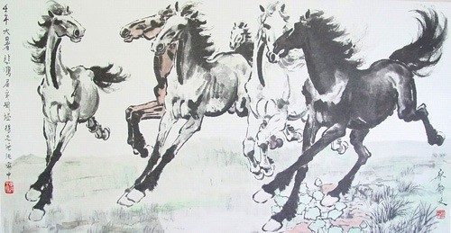 中國近代十大書畫家及其作品欣賞
