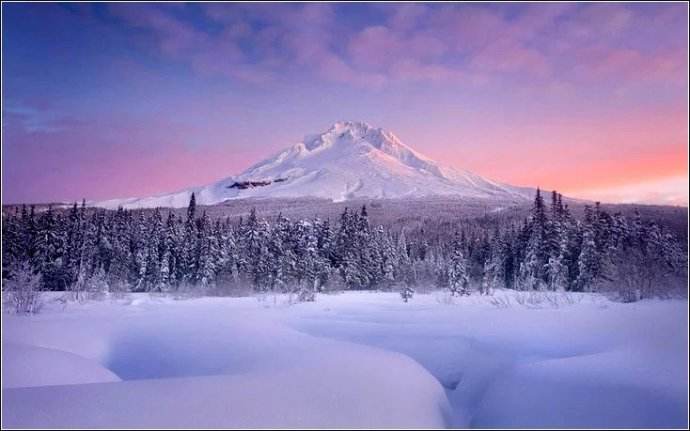 一組雪景