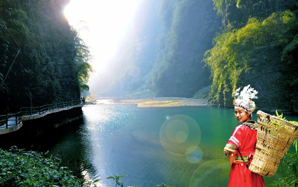 重慶彭水阿依河景區(qū)